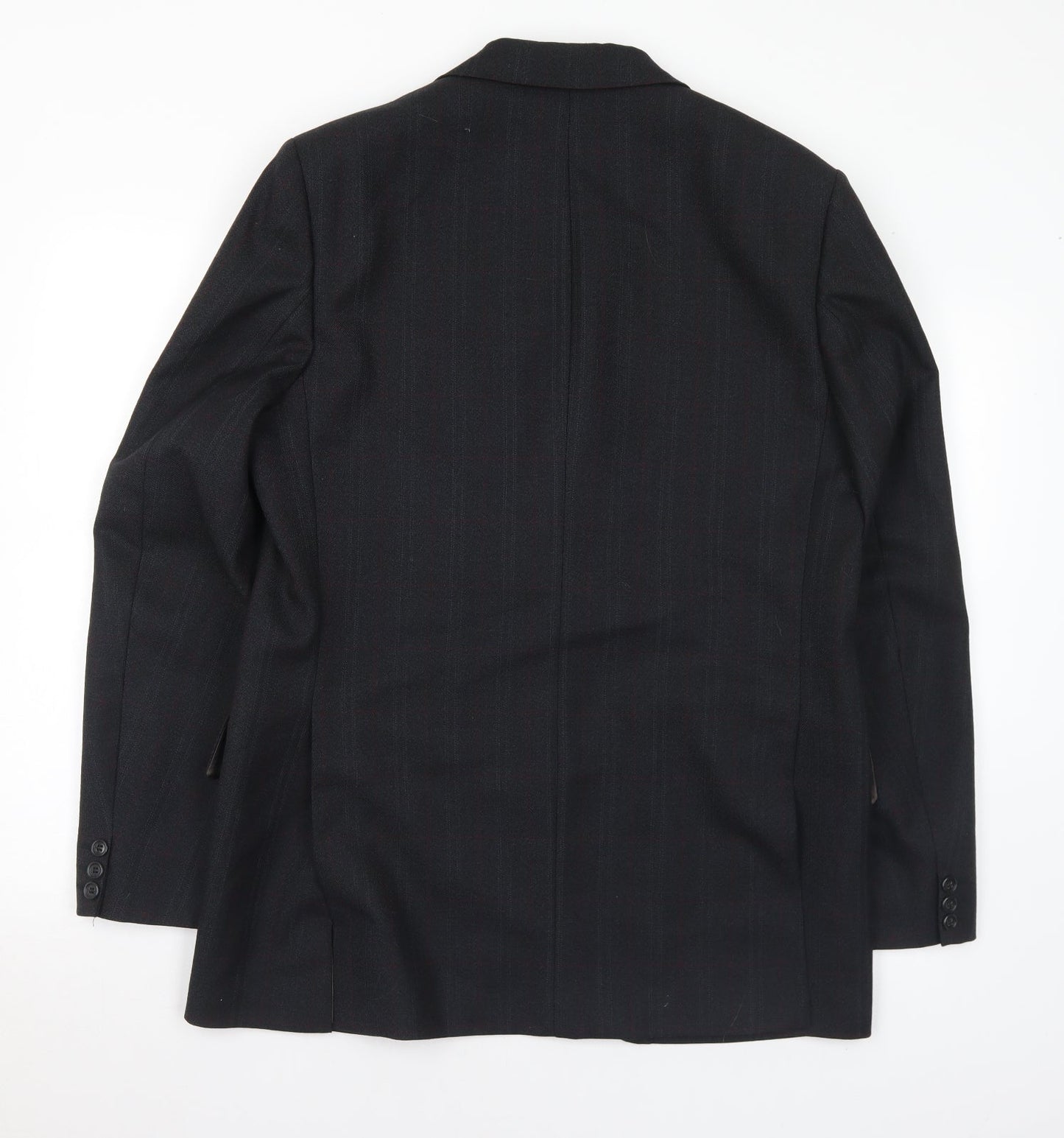 Maeson Mens Grey Plaid Wool Jacket Suit Jacket Size 41