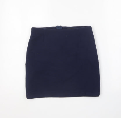 NEXT Womens Blue Polyester Mini Skirt Size 6