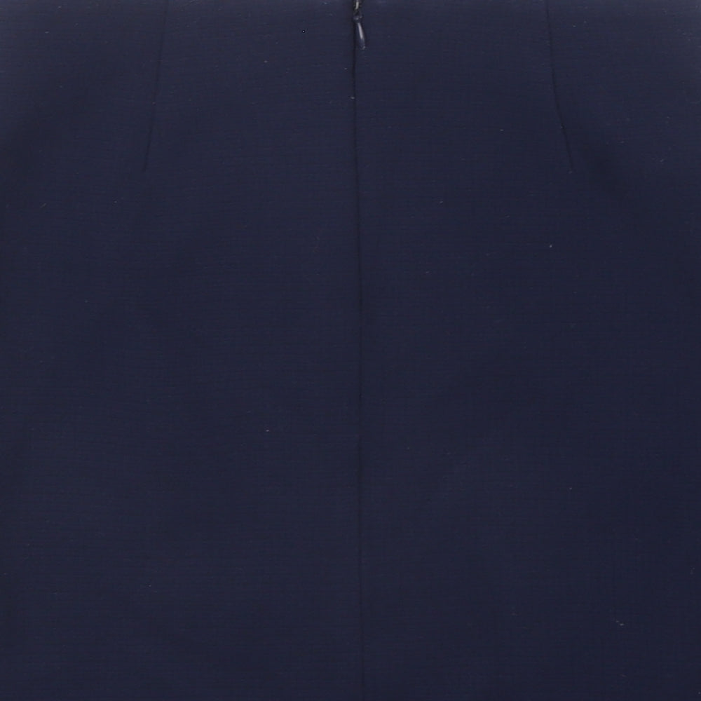 NEXT Womens Blue Polyester Mini Skirt Size 6