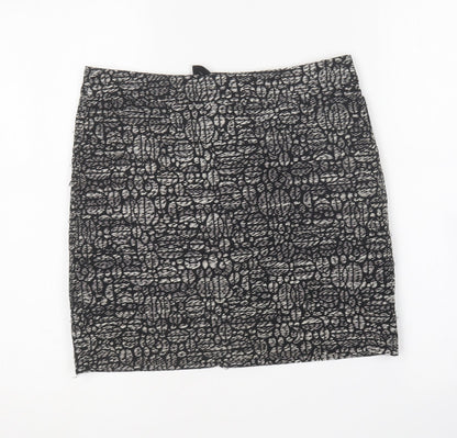 NEXT Womens Black Polyester Mini Skirt Size 6