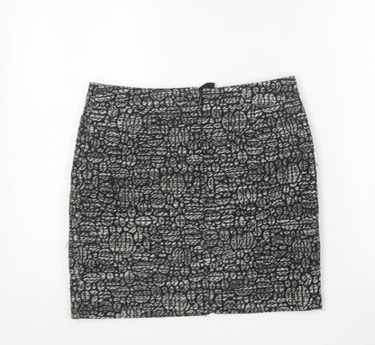 NEXT Womens Black Polyester Mini Skirt Size 6