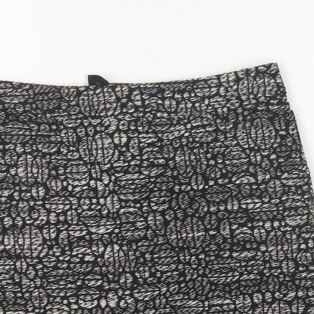 NEXT Womens Black Polyester Mini Skirt Size 6