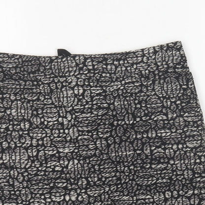 NEXT Womens Black Polyester Mini Skirt Size 6