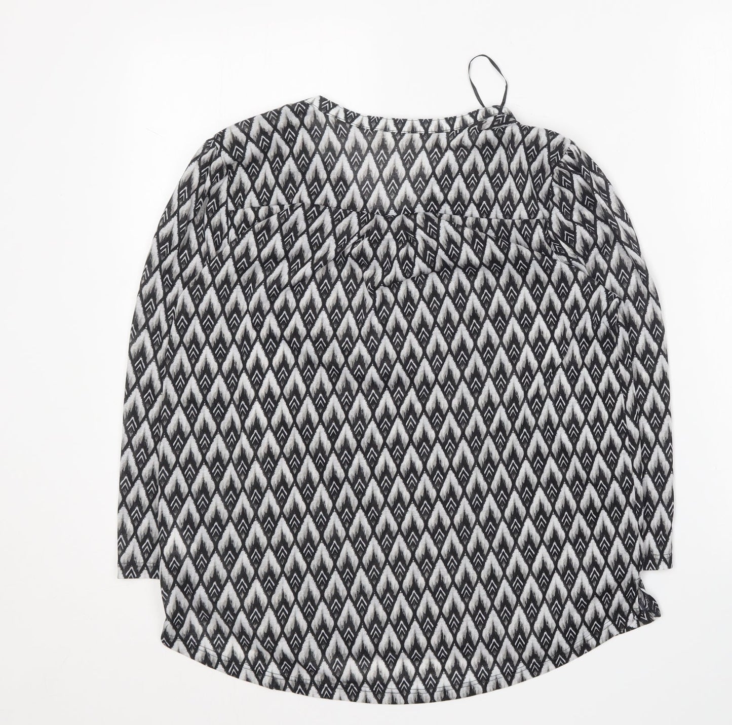 Womens UK Size S H&M Black Basic Blouse