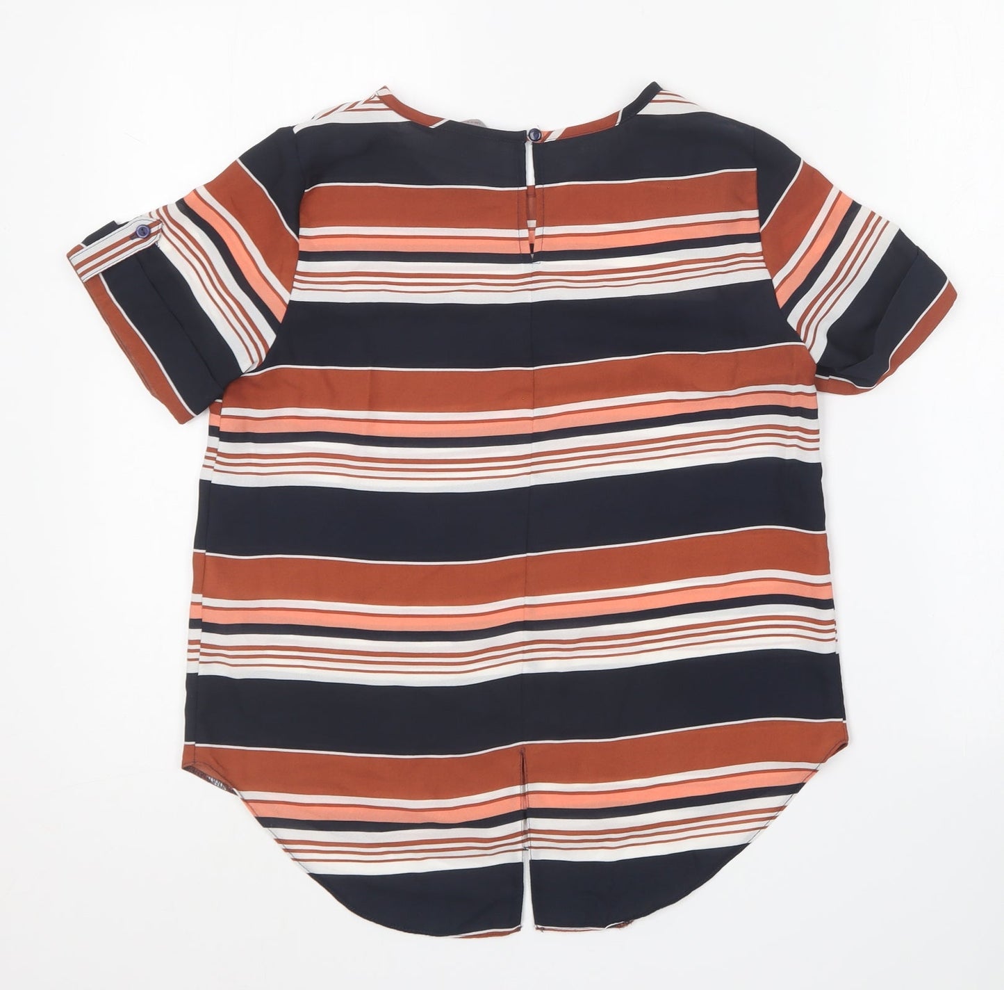 Womens UK Size 8 Dorothy Perkins Multicoloured Basic Blouse
