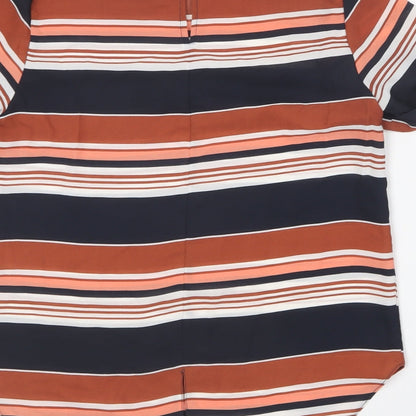 Womens UK Size 8 Dorothy Perkins Multicoloured Basic Blouse