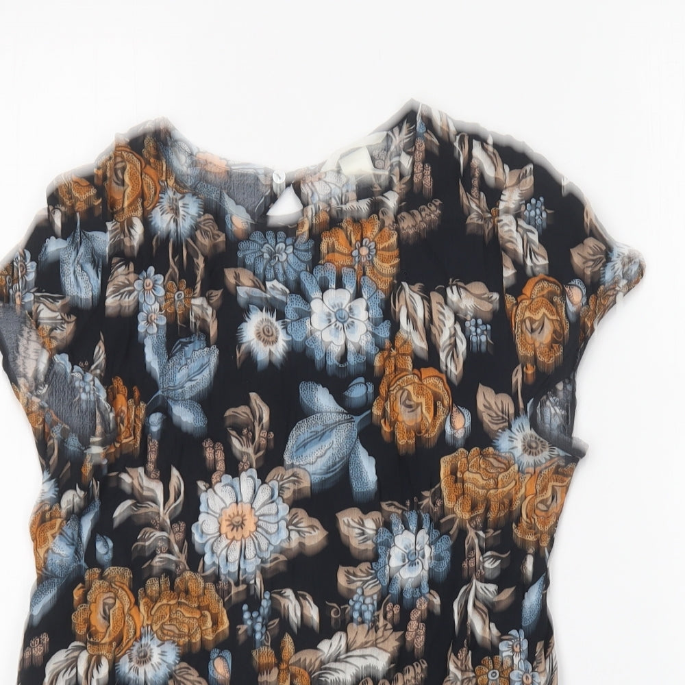 Womens UK Size 6 H&M Multicoloured Basic Blouse
