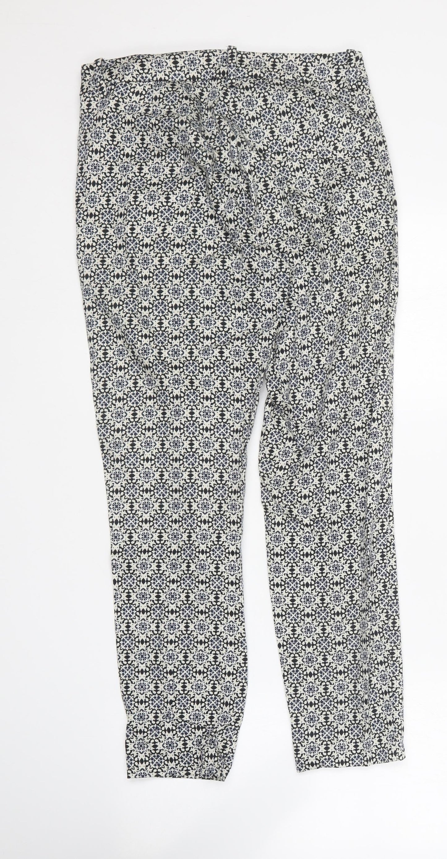 Womens UK Size 6 H&M Regular Fit  Multicoloured Trousers