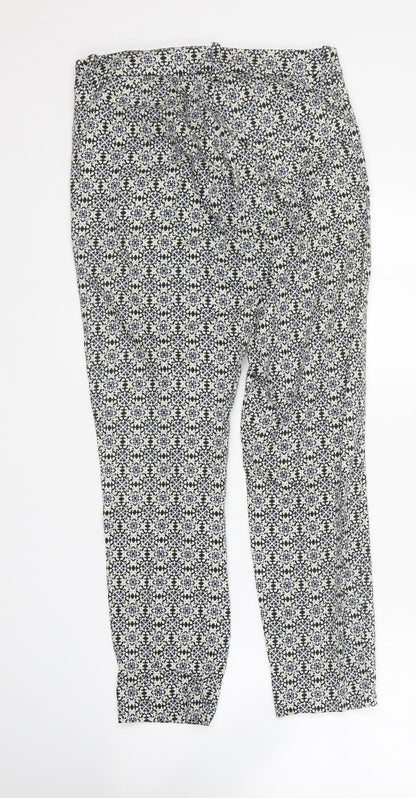 Womens UK Size 6 H&M Regular Fit  Multicoloured Trousers