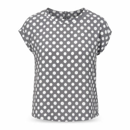 Womens UK Size 8 NEXT Grey Basic Blouse