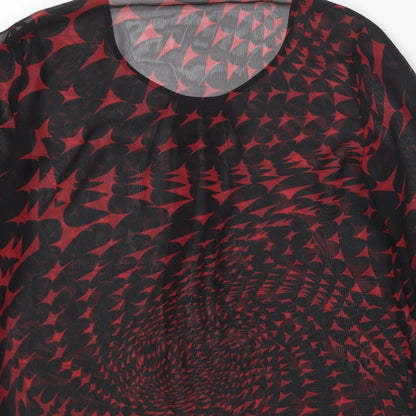 Womens UK Size 12 Marks and Spencer Red Tunic Blouse