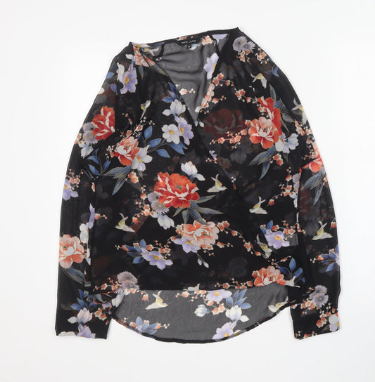 Womens UK Size 8 New Look Multicoloured Basic Blouse