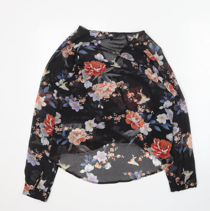 Womens UK Size 8 New Look Multicoloured Basic Blouse