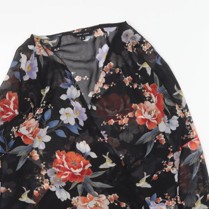 Womens UK Size 8 New Look Multicoloured Basic Blouse