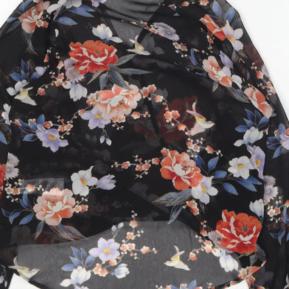 Womens UK Size 8 New Look Multicoloured Basic Blouse