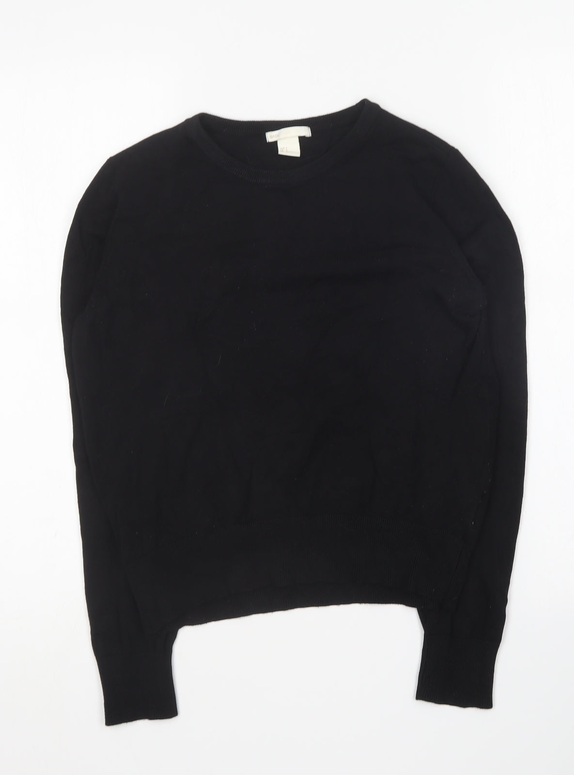 Womens UK Size S H&M Black Pullover Jumper