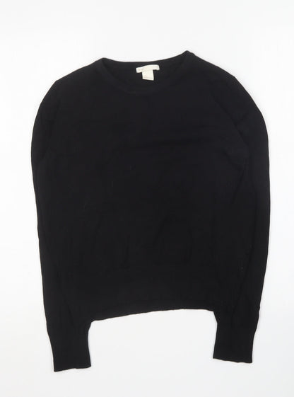 Womens UK Size S H&M Black Pullover Jumper