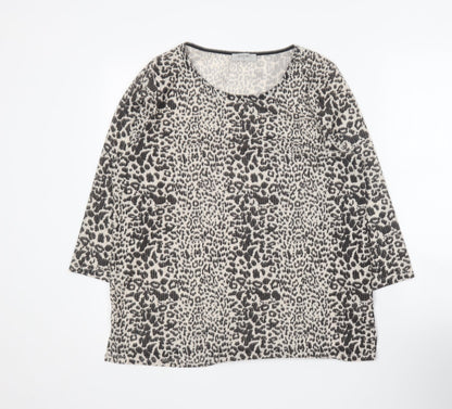 Womens UK Size 16 Monsoon Brown Basic Blouse