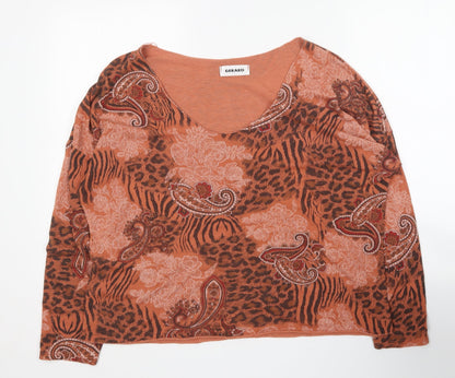 Womens UK Size M Gerard Orange Basic Blouse