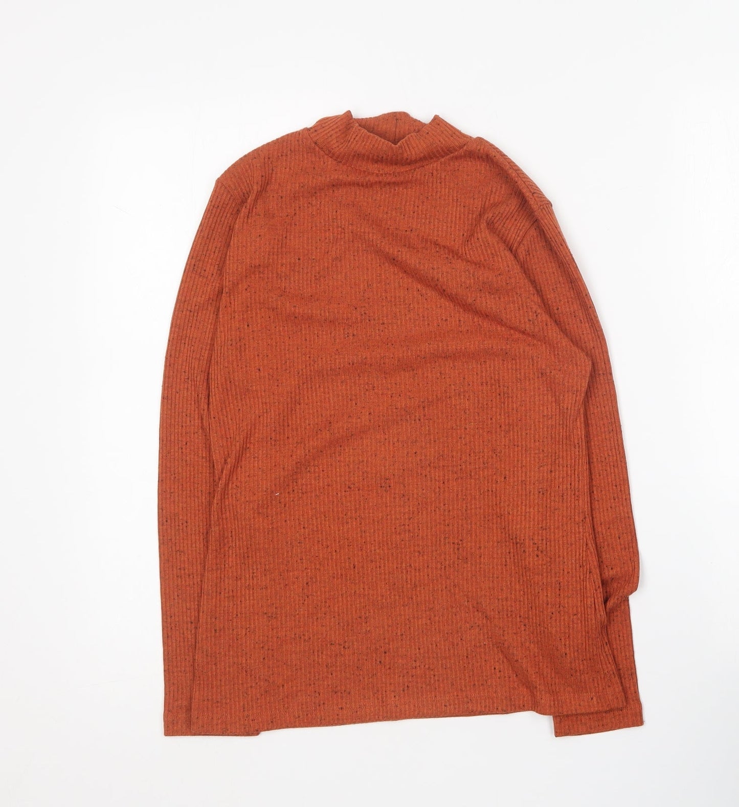 Womens UK Size 12 Papaya Orange Pullover Jumper