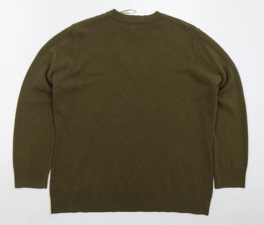 Womens UK Size L Bonmarché Green Pullover Jumper