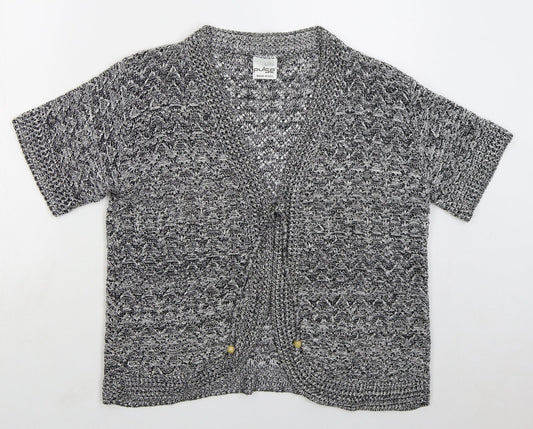 Womens UK Size L Pulse Grey Cardigan Jumper