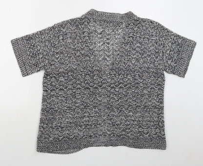 Womens UK Size L Pulse Grey Cardigan Jumper