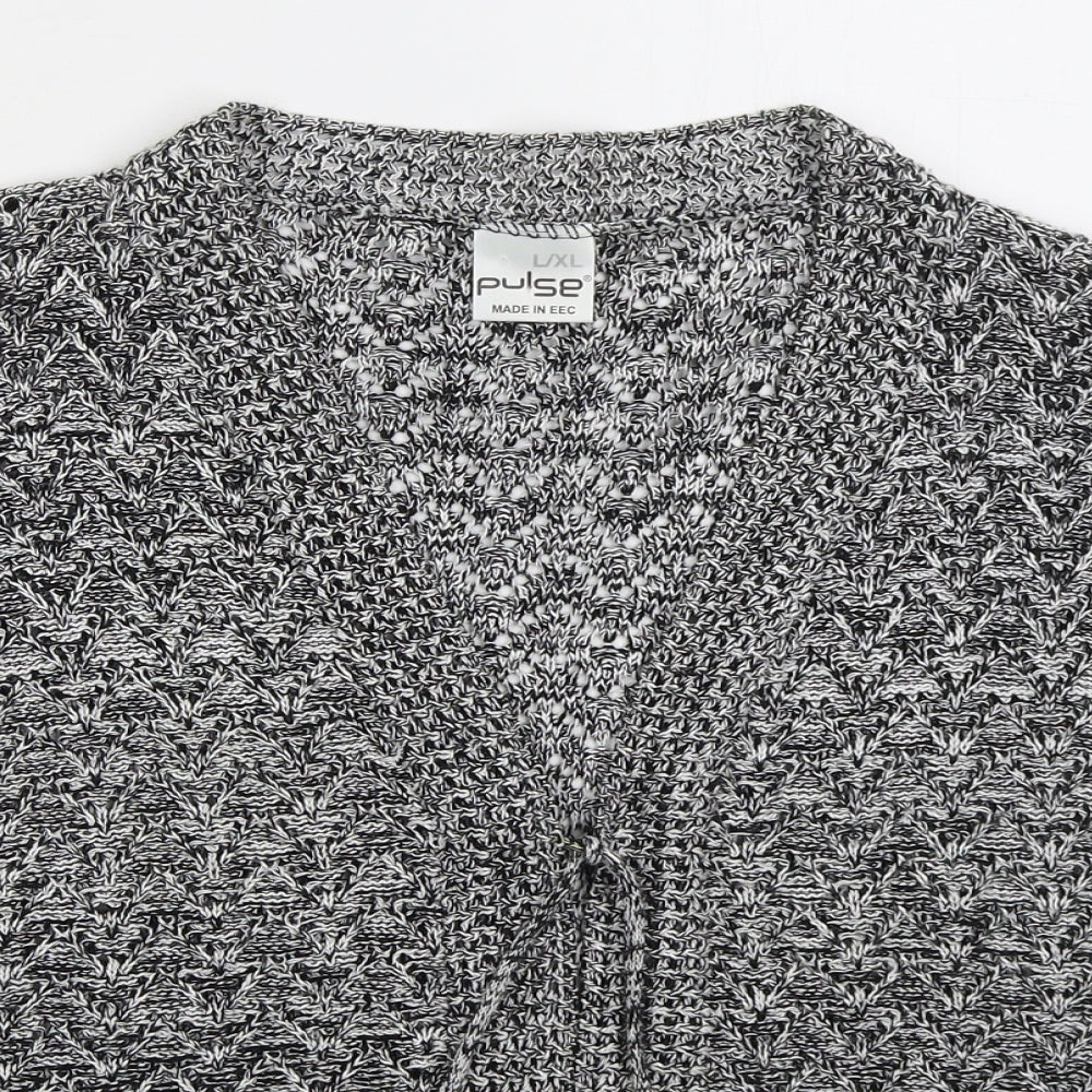 Womens UK Size L Pulse Grey Cardigan Jumper