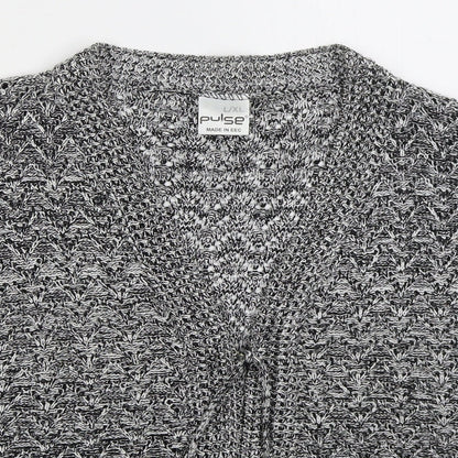 Womens UK Size L Pulse Grey Cardigan Jumper