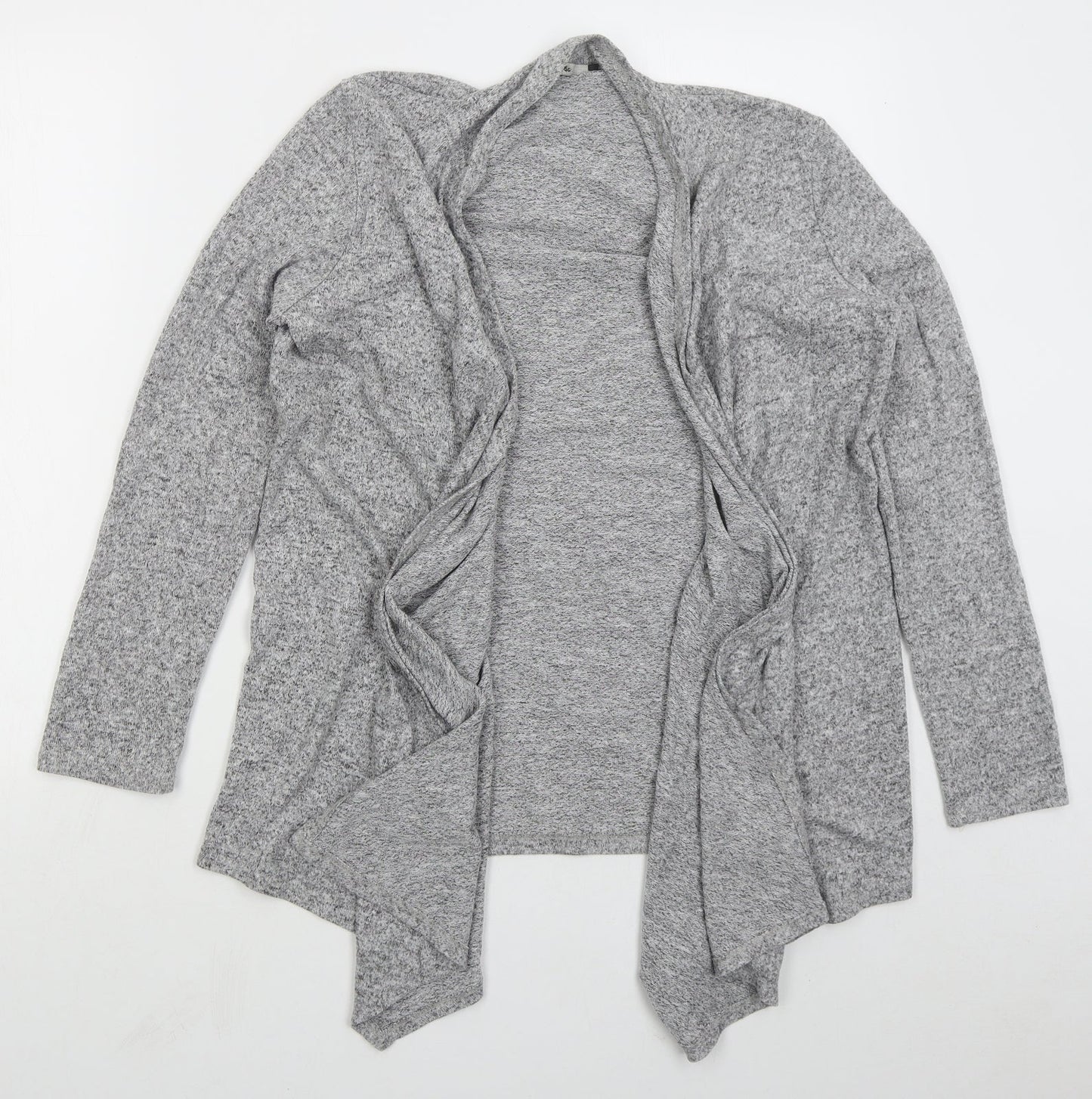 George Womens Grey V-Neck Viscose Cardigan Jumper Size 12