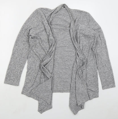 George Womens Grey V-Neck Viscose Cardigan Jumper Size 12