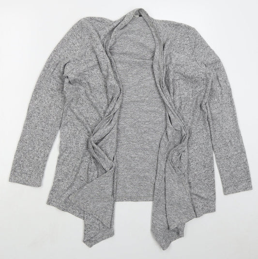 George Womens Grey V-Neck Viscose Cardigan Jumper Size 12