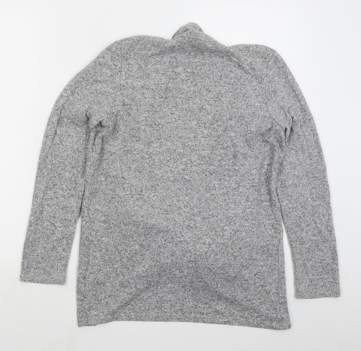 George Womens Grey V-Neck Viscose Cardigan Jumper Size 12