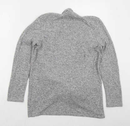 George Womens Grey V-Neck Viscose Cardigan Jumper Size 12