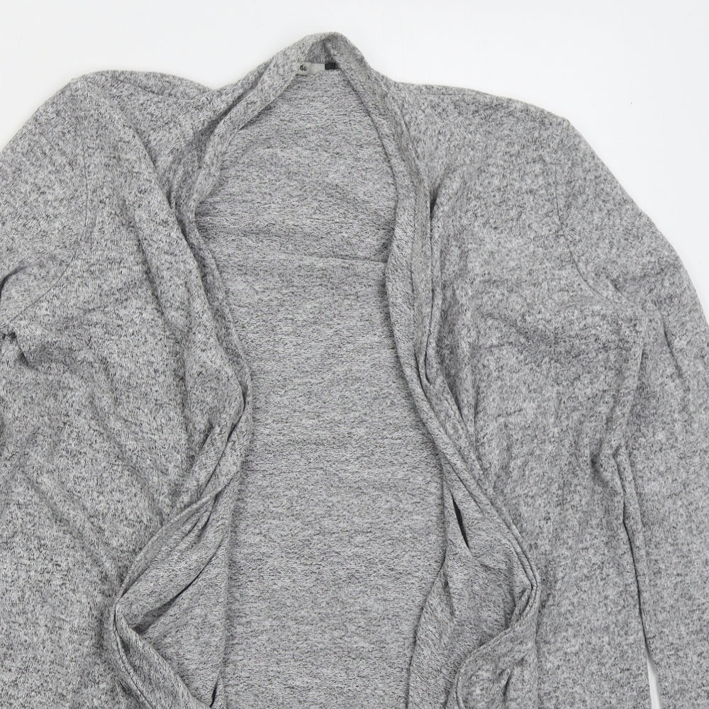 George Womens Grey V-Neck Viscose Cardigan Jumper Size 12