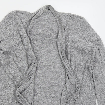 George Womens Grey V-Neck Viscose Cardigan Jumper Size 12