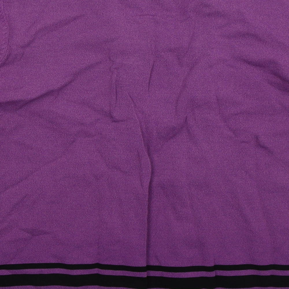 Womens UK Size M Bonmarché Purple Pullover Jumper