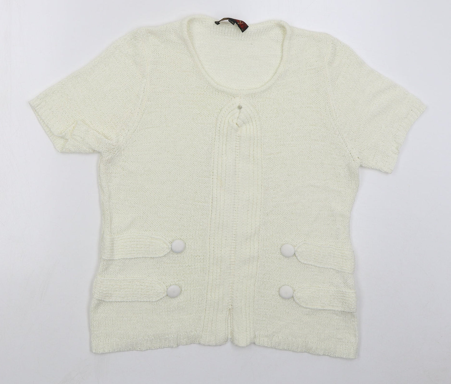 Womens UK Size L Stephen Ivory Pullover Jumper