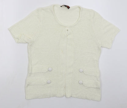 Womens UK Size L Stephen Ivory Pullover Jumper