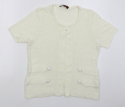 Womens UK Size L Stephen Ivory Pullover Jumper