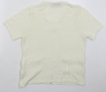 Womens UK Size L Stephen Ivory Pullover Jumper