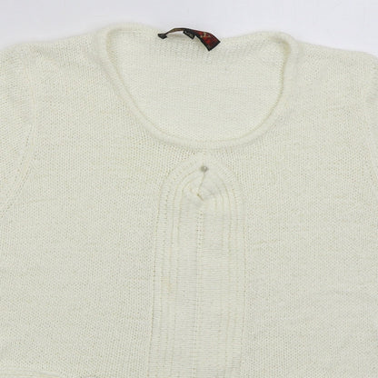 Womens UK Size L Stephen Ivory Pullover Jumper