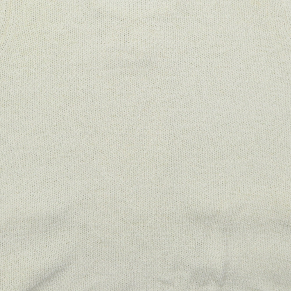 Womens UK Size L Stephen Ivory Pullover Jumper