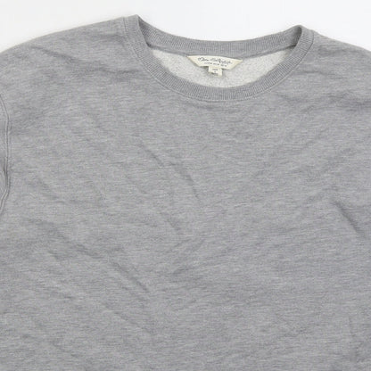 Miss Selfridge Womens Grey Cotton Pullover Sweatshirt Size 16 Pullover