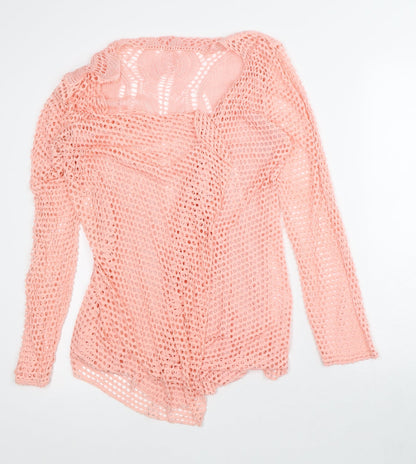 Womens UK Size S Preworn Pink Cardigan Jumper