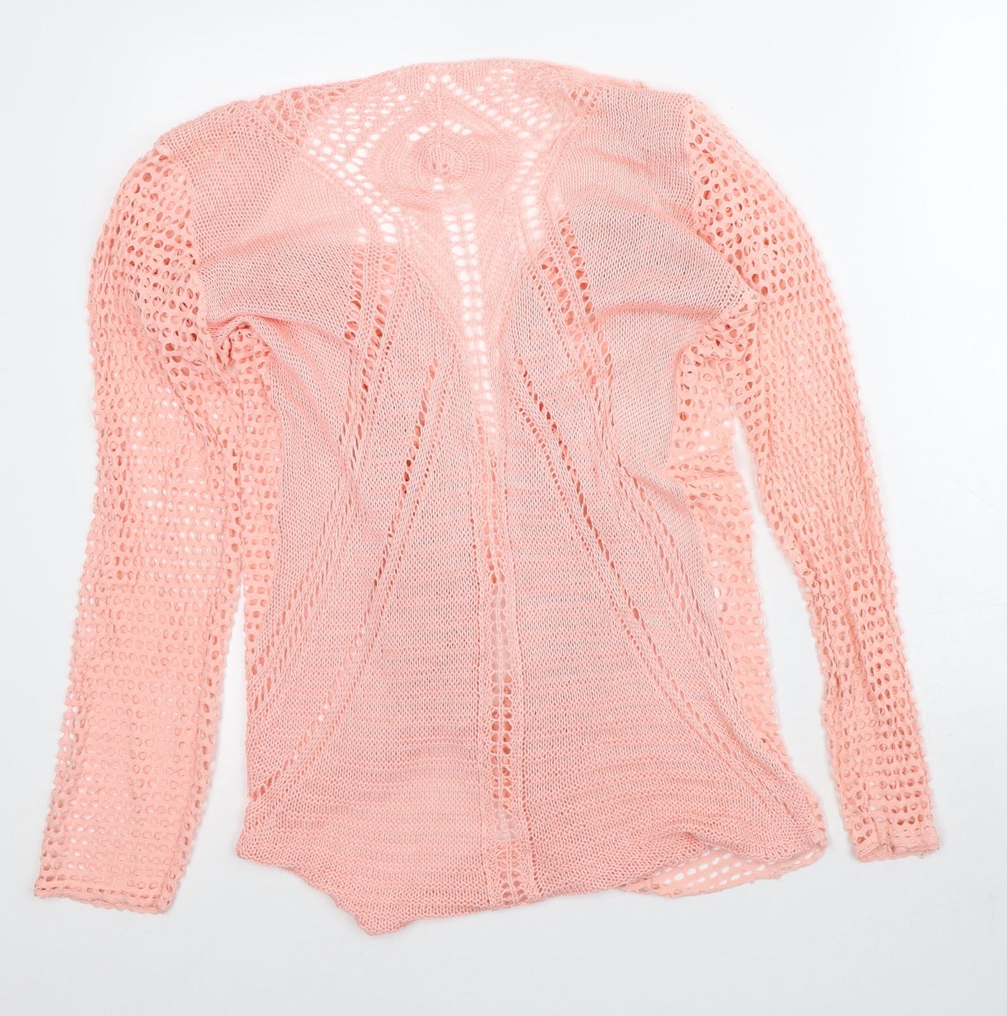 Womens UK Size S Preworn Pink Cardigan Jumper