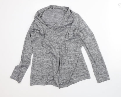 Womens UK Size S Mr Max Grey Cardigan Jumper
