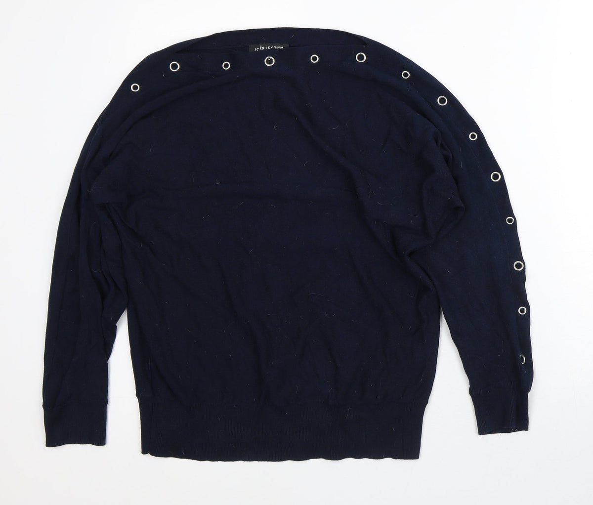 Debenhams Womens Blue Polyester Pullover Sweatshirt Size 12