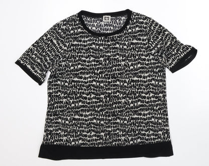 Womens UK Size M Anne Klein Grey Basic T-Shirt