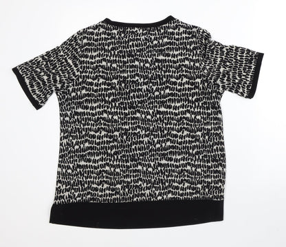 Womens UK Size M Anne Klein Grey Basic T-Shirt